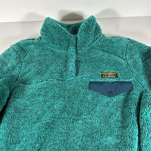 LL Bean Hi Pile Fleece Pullover - Picture 3 of 12
